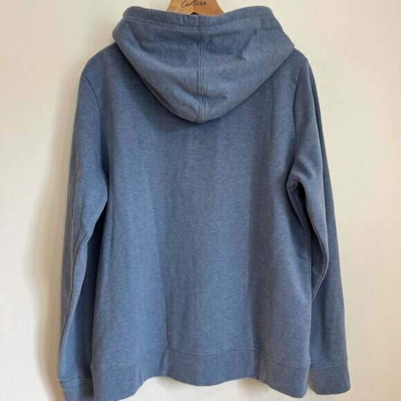 Vintage Y2K Patagonia Men’s Large Blue Full Zip Hoodie Hooded Jacket Sweater - Picture 8 of 9